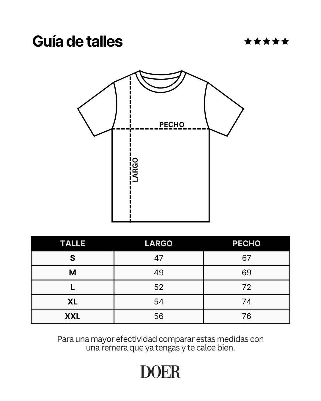 foto de talles de remeras slim fit al cuerpo